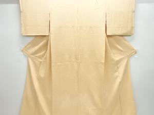 樹木模様織出し一ツ紋付け下げ着物